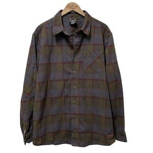Sherpa Adventure Gear Men’s Plaid Flannel Shirt Size X-Large